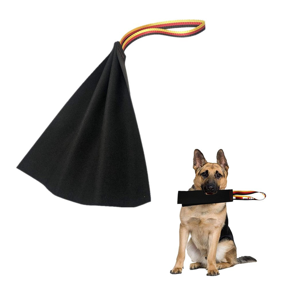 Crazy Horse Dog Bite Cloth Cowhide Training Toy Durable