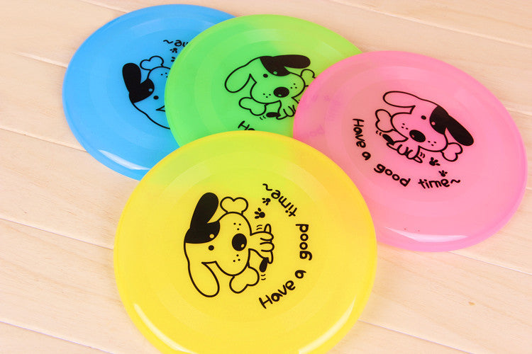 Silicone Flying Disc Dog Toy Durable Chew Interactive Training