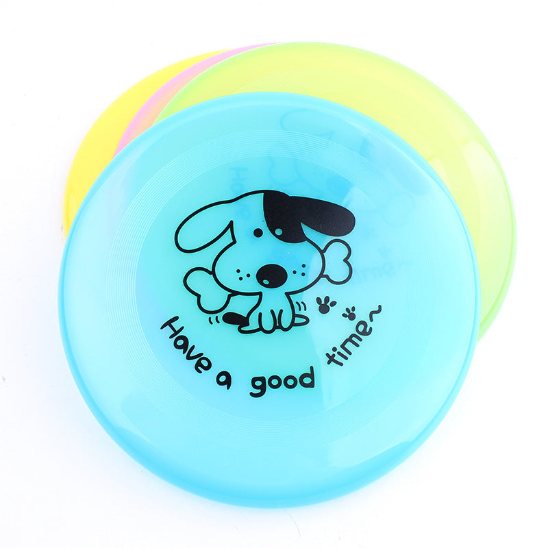 Silicone Flying Disc Dog Toy Durable Chew Interactive Training