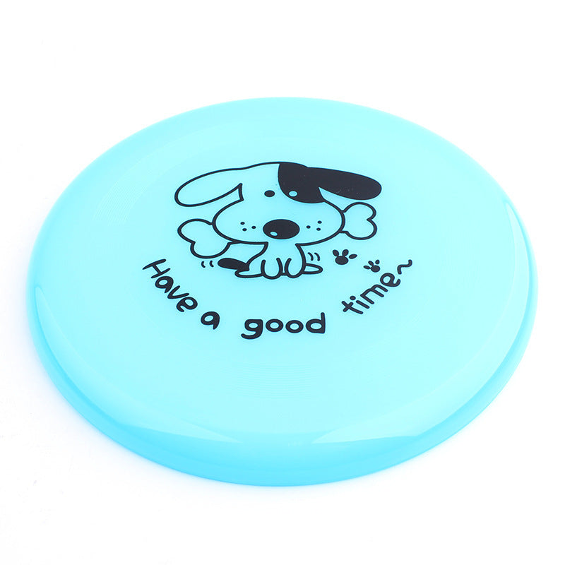 Silicone Flying Disc Dog Toy Durable Chew Interactive Training