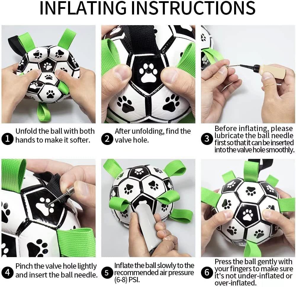 Interactive Dog Football Toy Soccer Ball for Outdoor Training