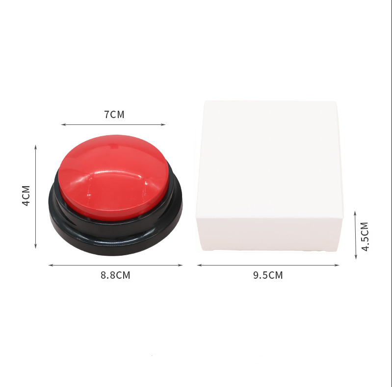 Dog Talking Button Pet Communication Voice Recording Training Device