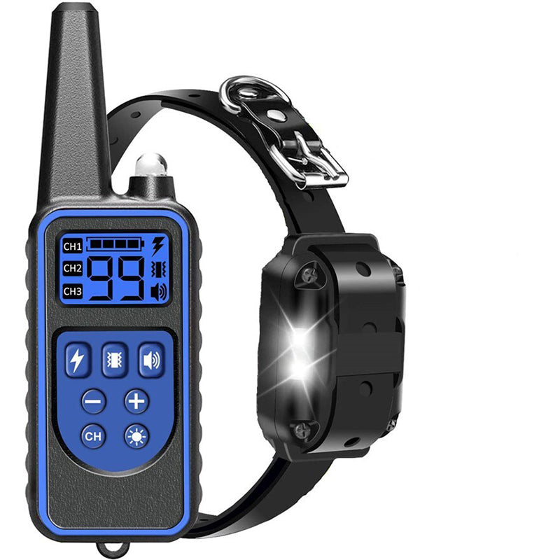 Dog Bark Control Collar Shock Vibration Training Device Rechargeable