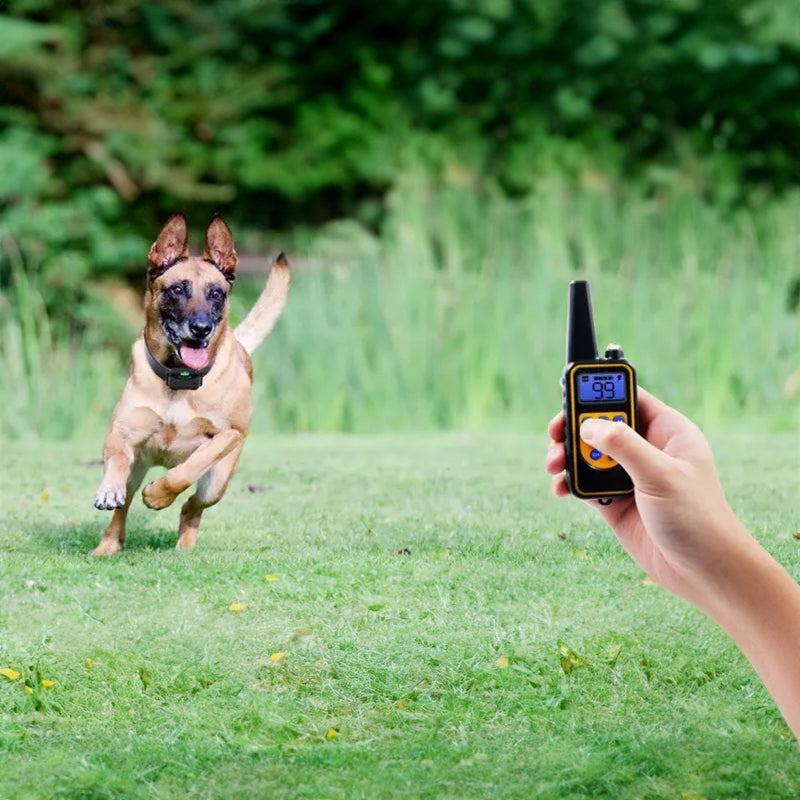 Dog Bark Control Collar Shock Vibration Training Device Rechargeable