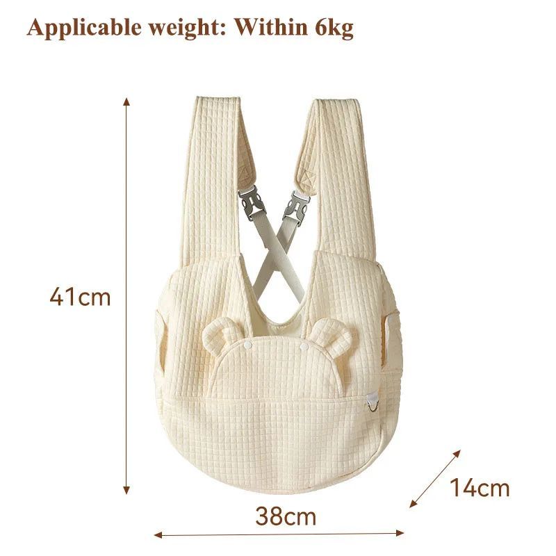 Pet Backpack Carrier Breathable Chest Bag for Dogs and Cats