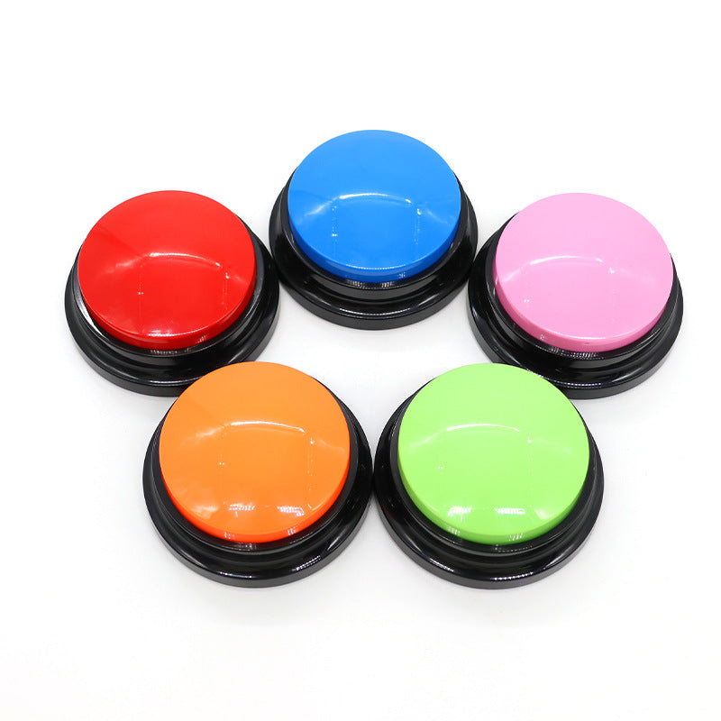 Dog Talking Button Pet Communication Voice Recording Training Device