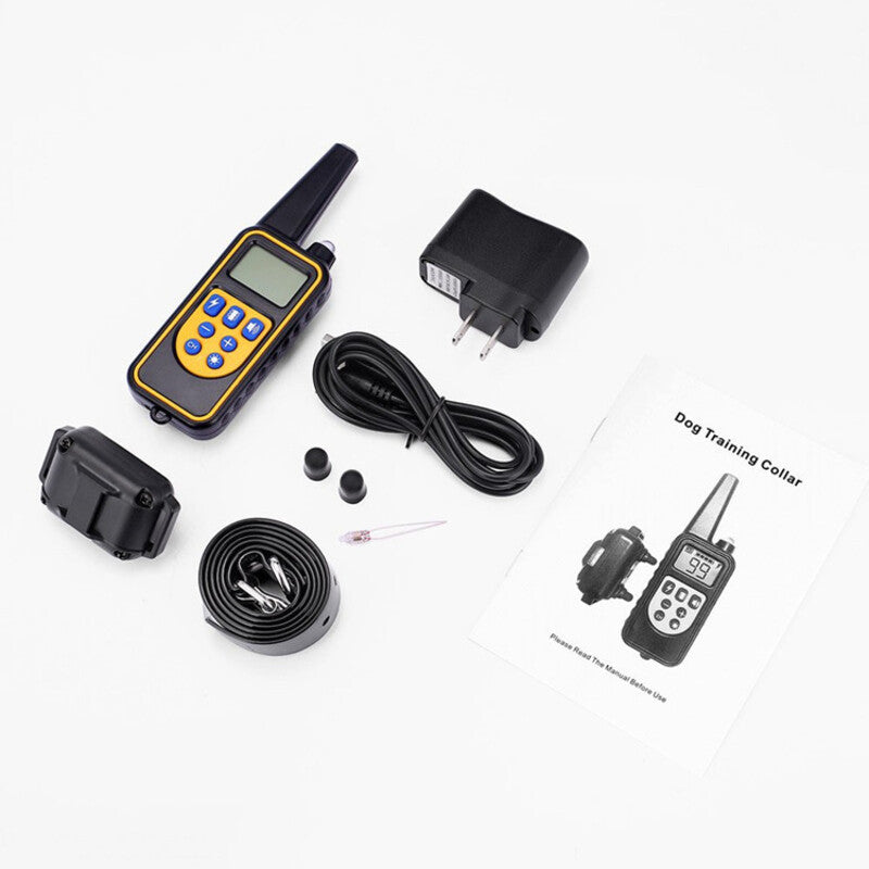Dog Bark Control Collar Shock Vibration Training Device Rechargeable