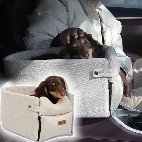 Portable Dog Car Seat Bed Carrier for Small Pets