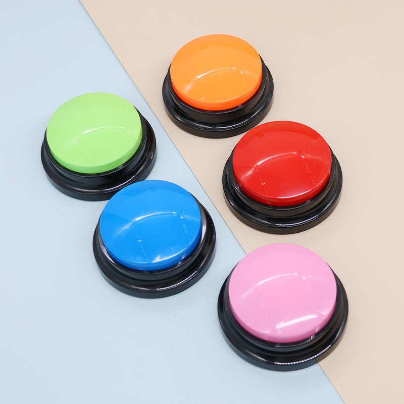 Dog Talking Button Pet Communication Voice Recording Training Device