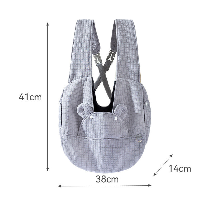 Pet Backpack Carrier Breathable Chest Bag for Dogs and Cats