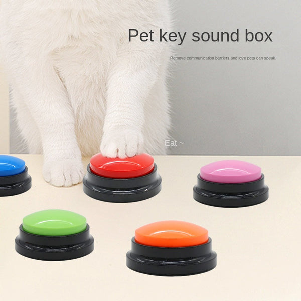 Dog Talking Button Pet Communication Voice Recording Training Device