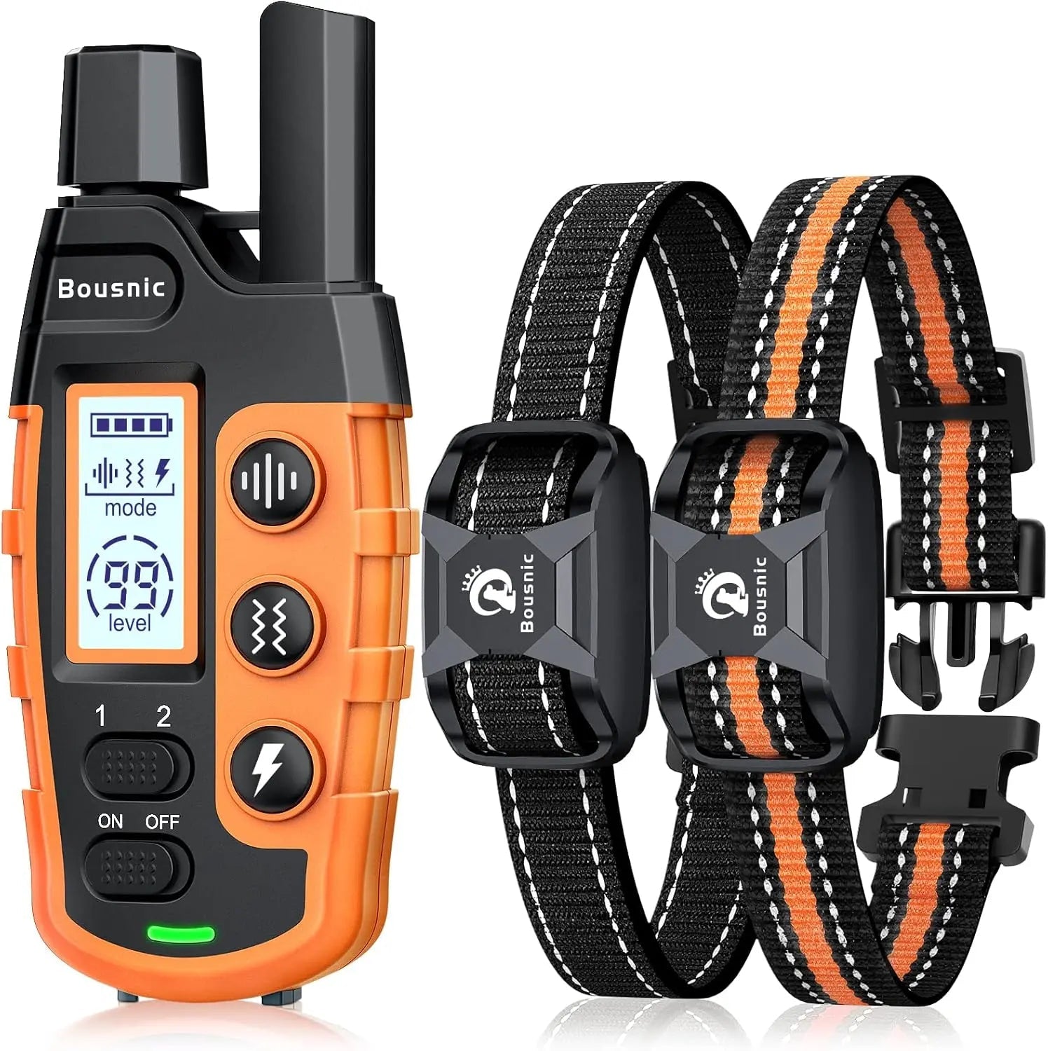 Remote Dog Training Collar for Two Dogs Waterproof Rechargeable