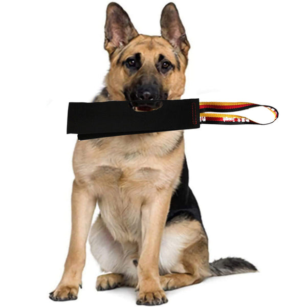 Crazy Horse Dog Bite Cloth Cowhide Training Toy Durable