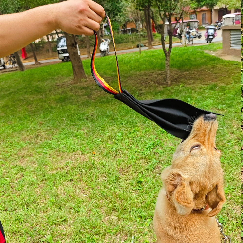 Crazy Horse Dog Bite Cloth Cowhide Training Toy Durable
