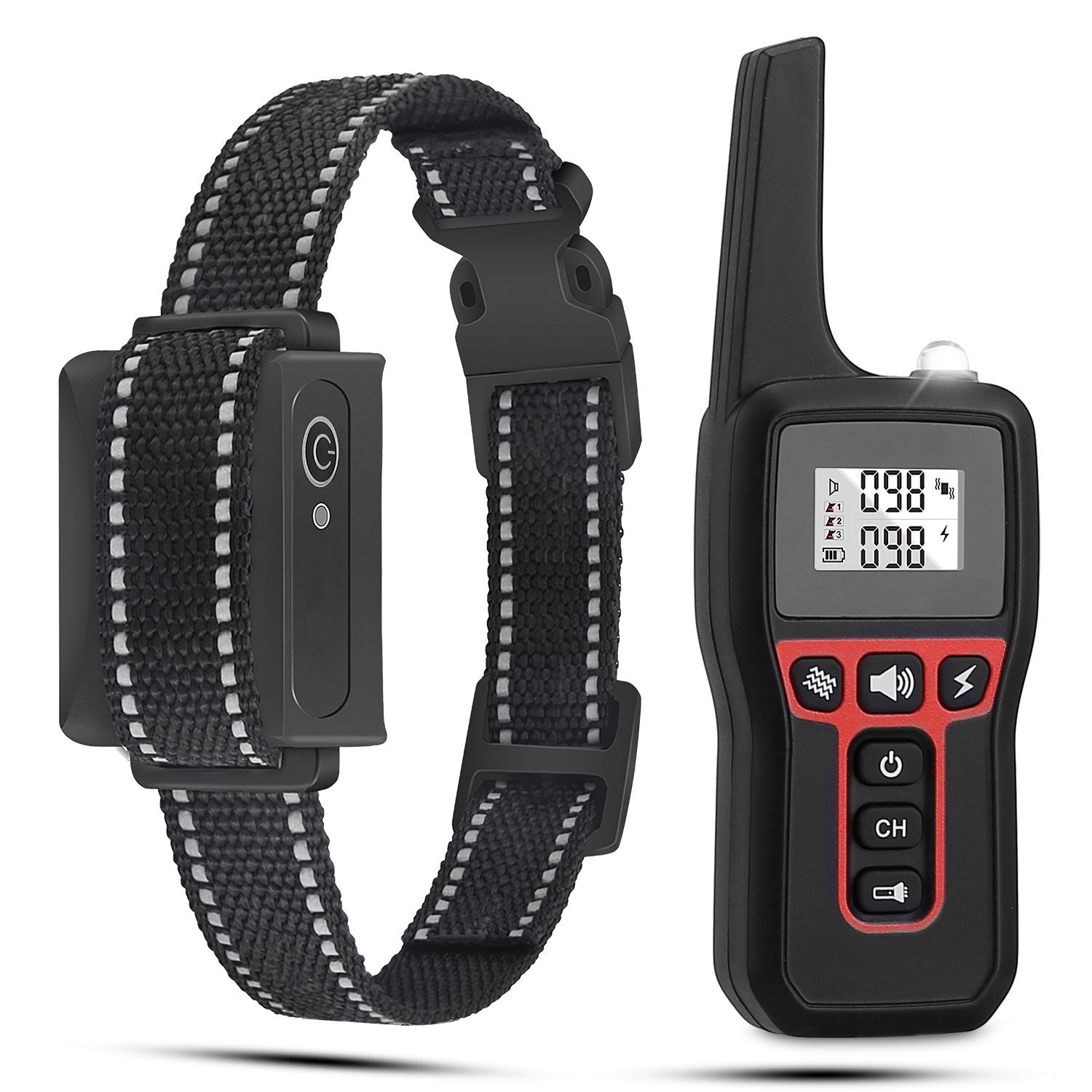 Long Range Dog Training Collar Waterproof Beep Vibration Shock