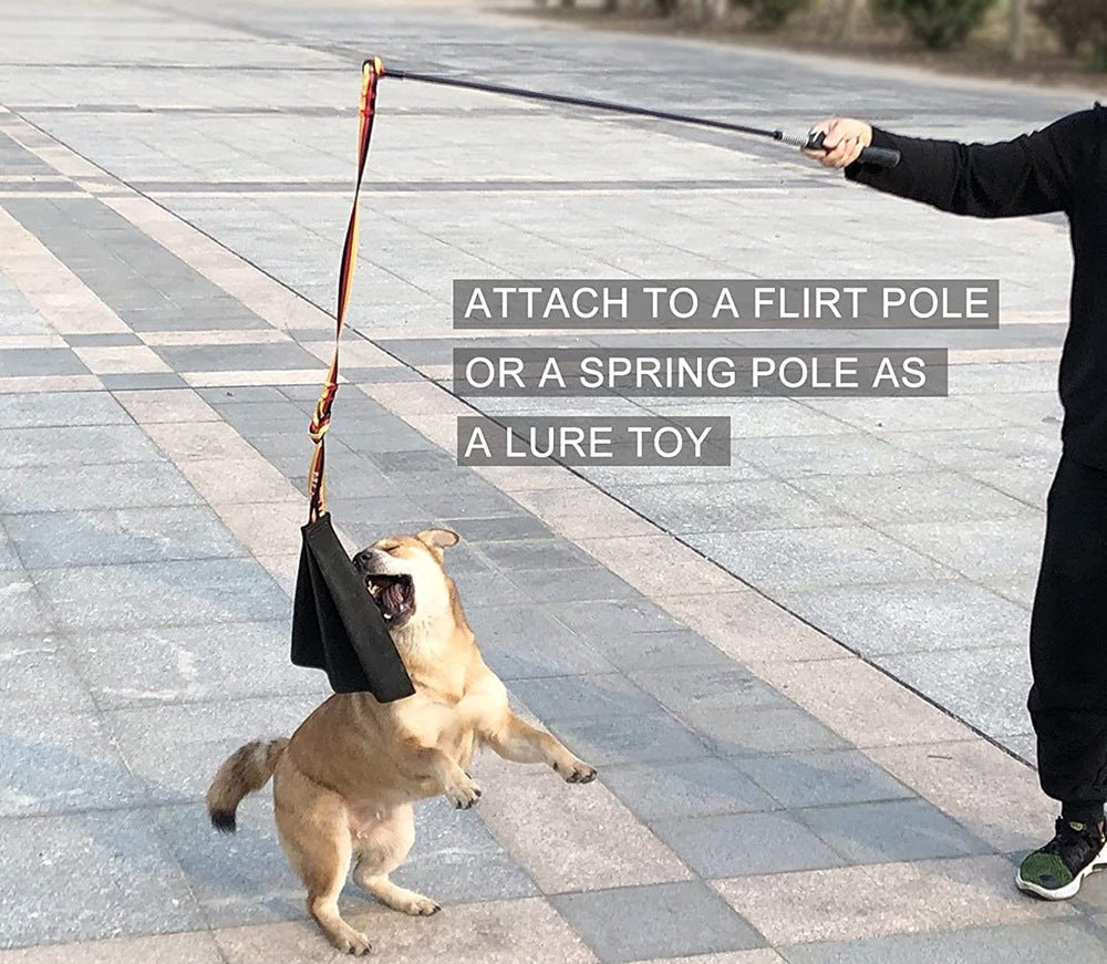 Crazy Horse Dog Bite Cloth Cowhide Training Toy Durable