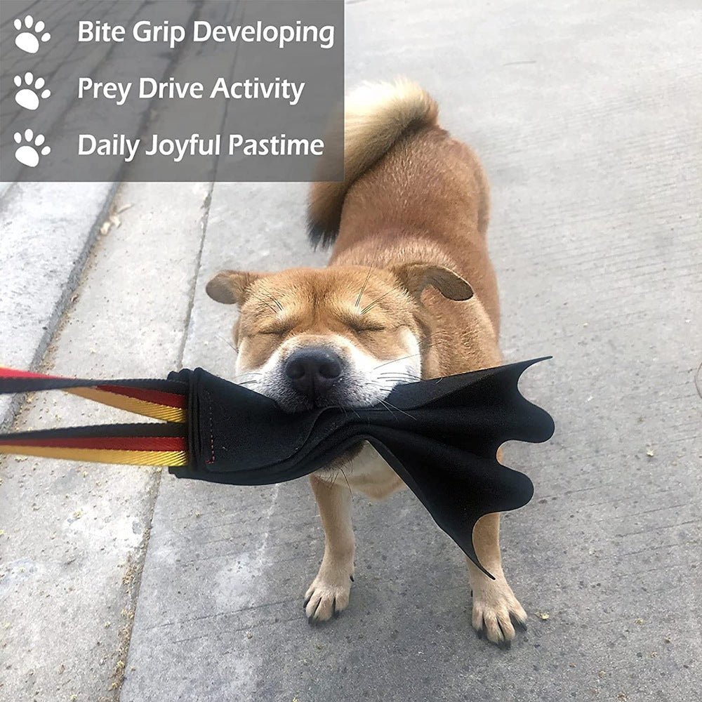 Crazy Horse Dog Bite Cloth Cowhide Training Toy Durable